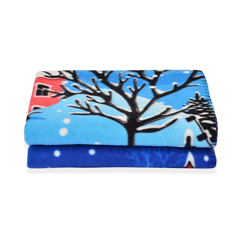 Homes, kids on the Shed and Snow Themed Throw Blanket